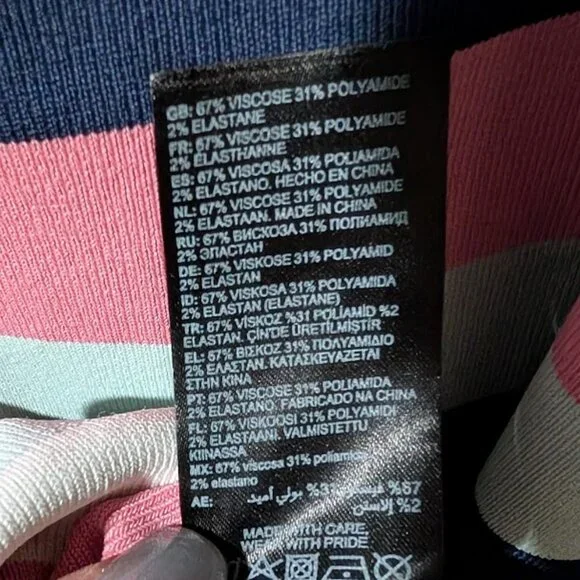 Ted Baker | 'Colour By Numbers' Origami Navy Knit Dress - Picture 11 of 16